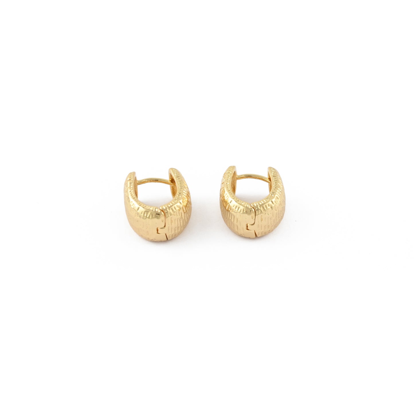 Textura Bold Hoops Earrings
