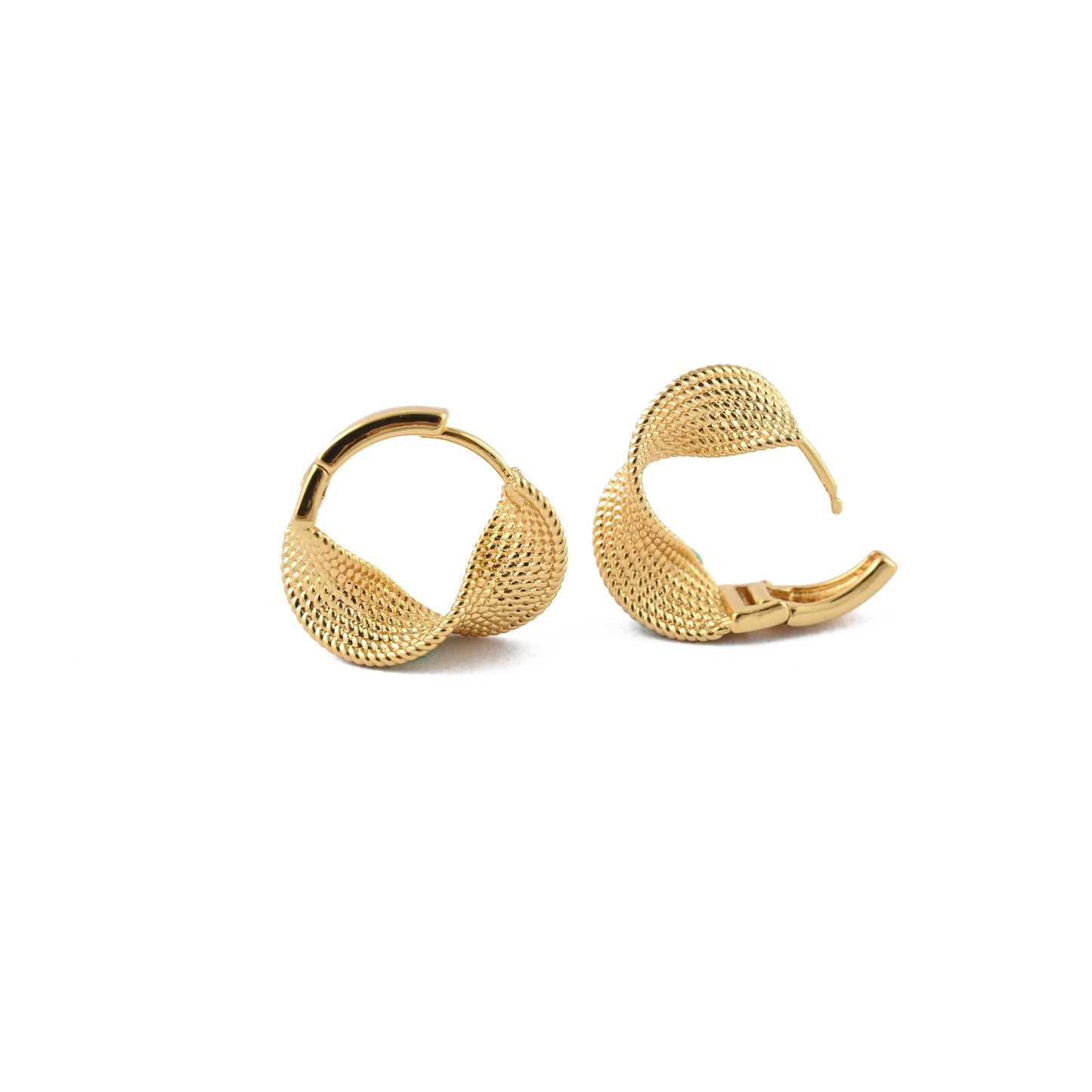 Nova Curve Hoops Earrings