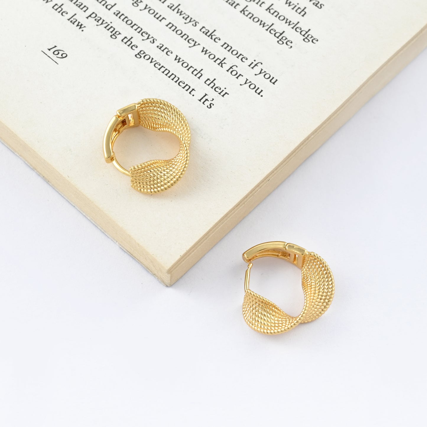 Nova Curve Hoops Earrings