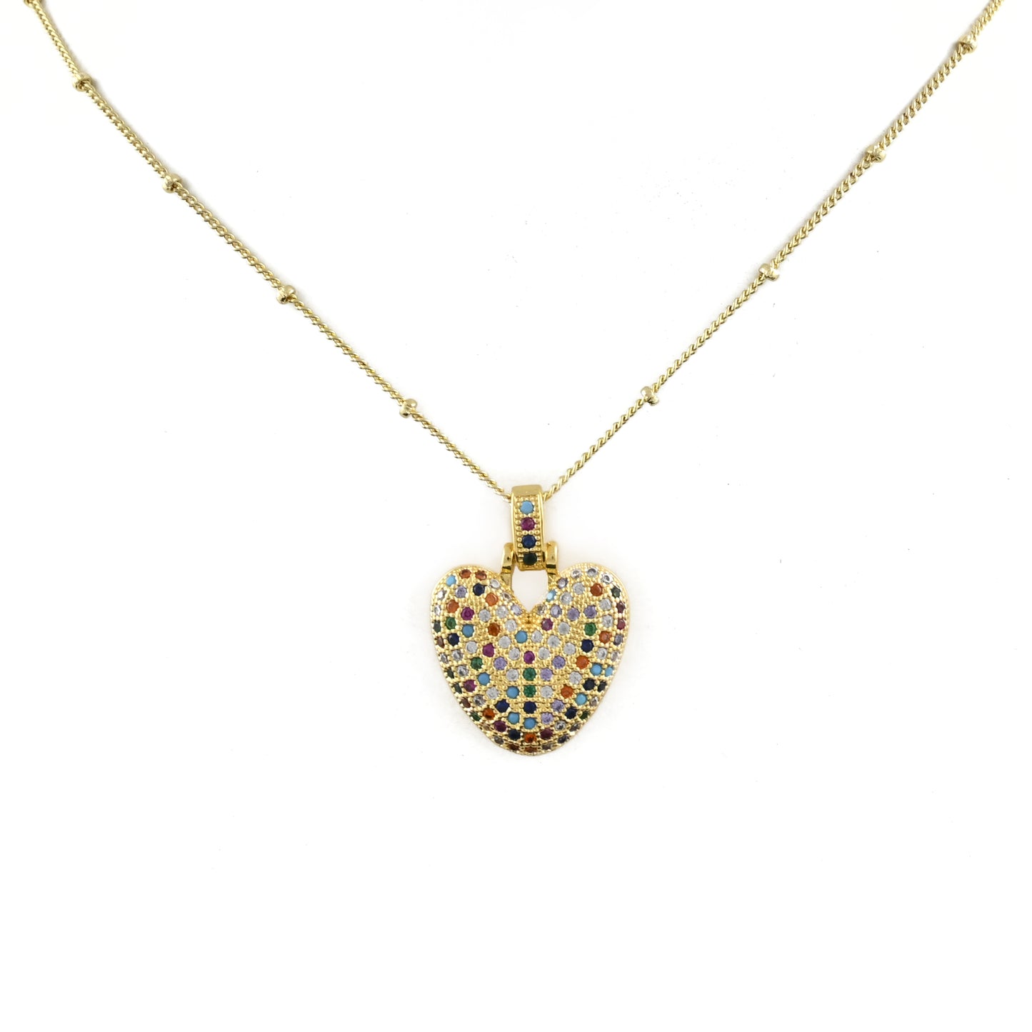 Sparkling Heart Necklace