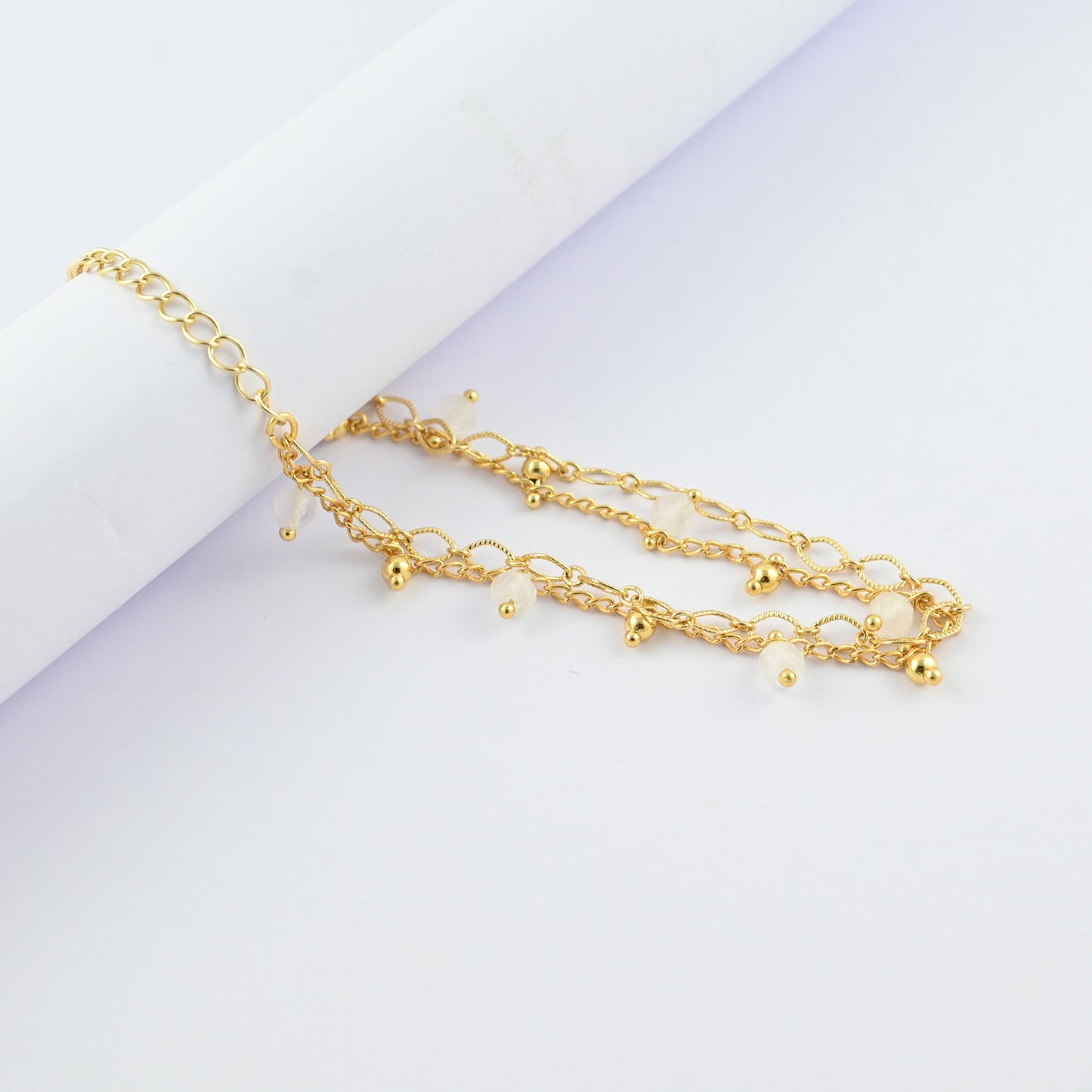 Moonstone Meadow Anklet