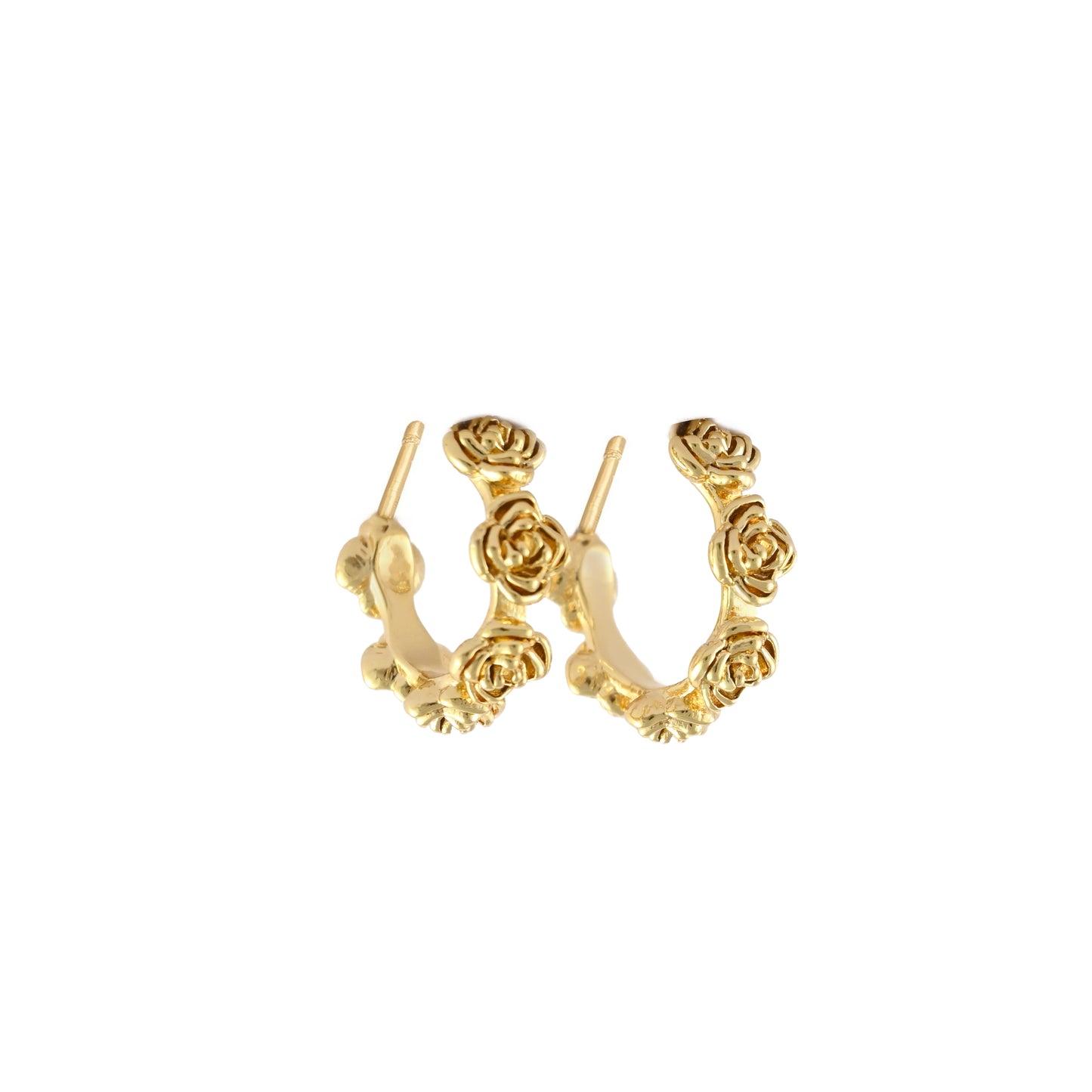 Flower Trail Hoops Earrings