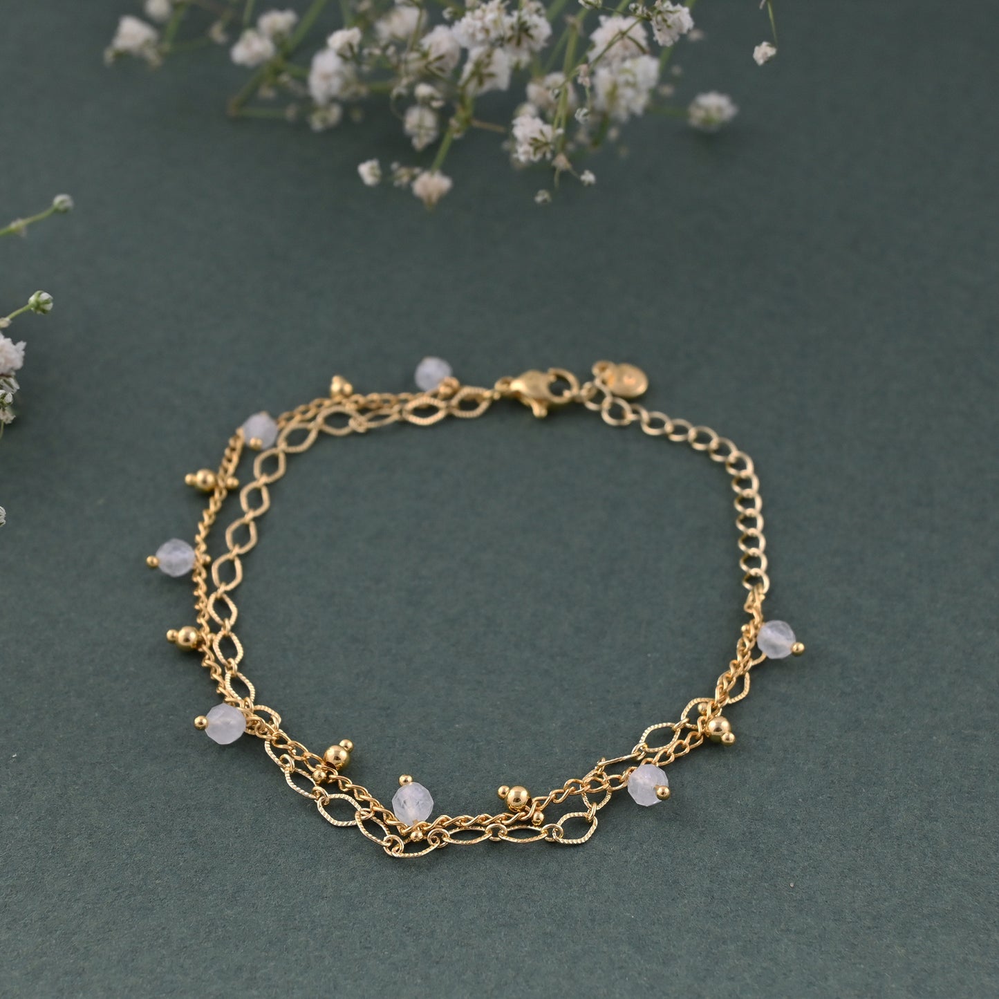 Moonstone Meadow Anklet
