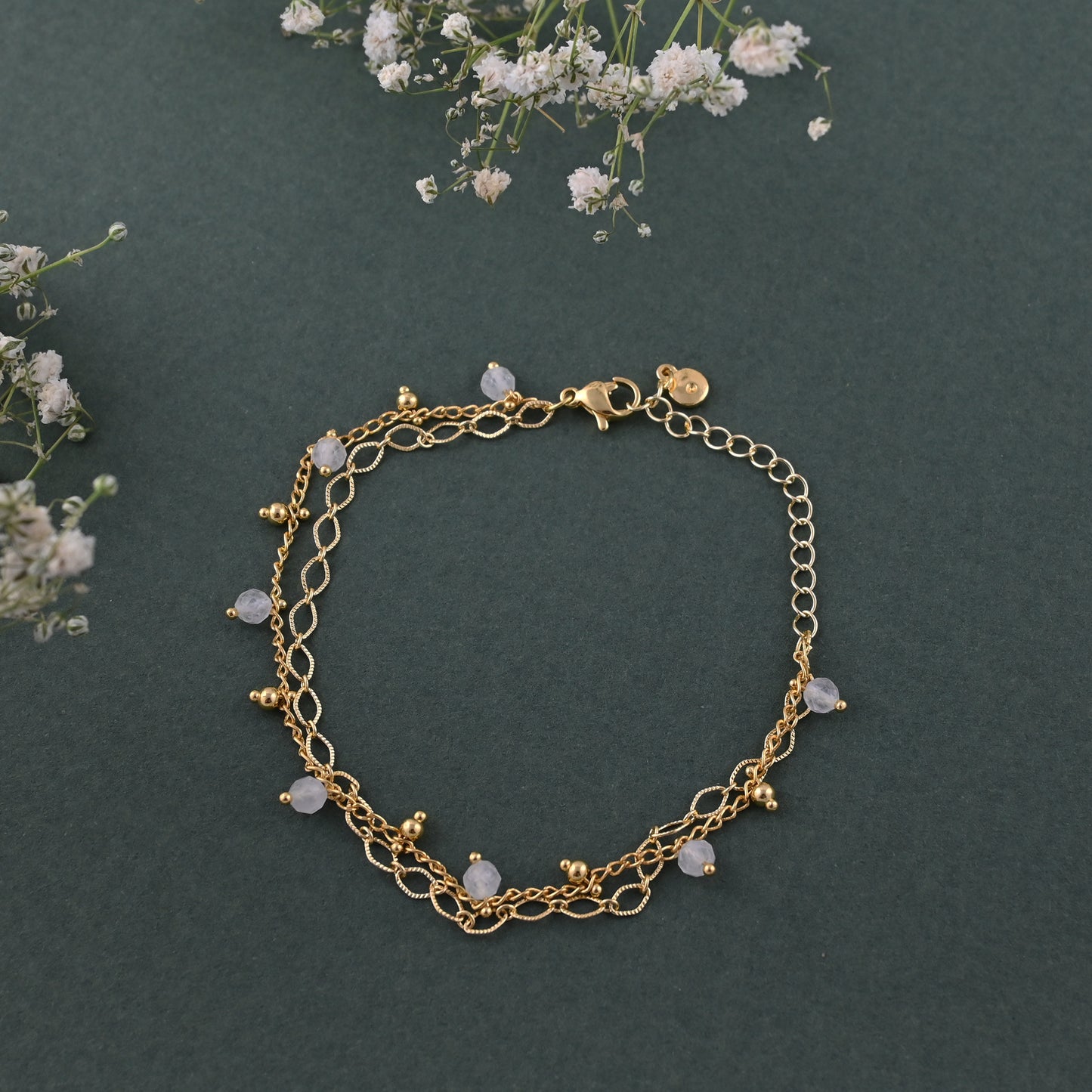 Moonstone Meadow Anklet