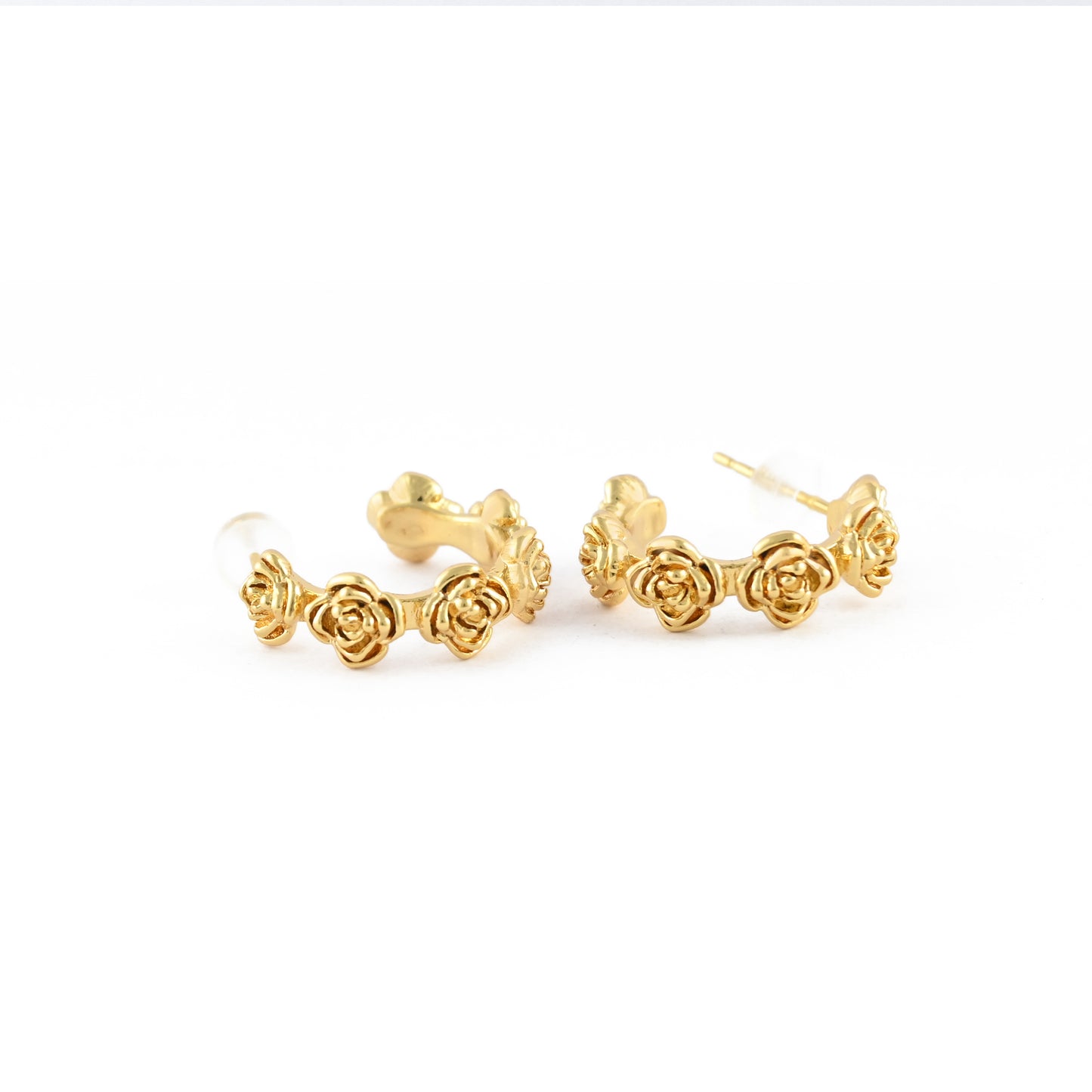 Flower Trail Hoops Earrings