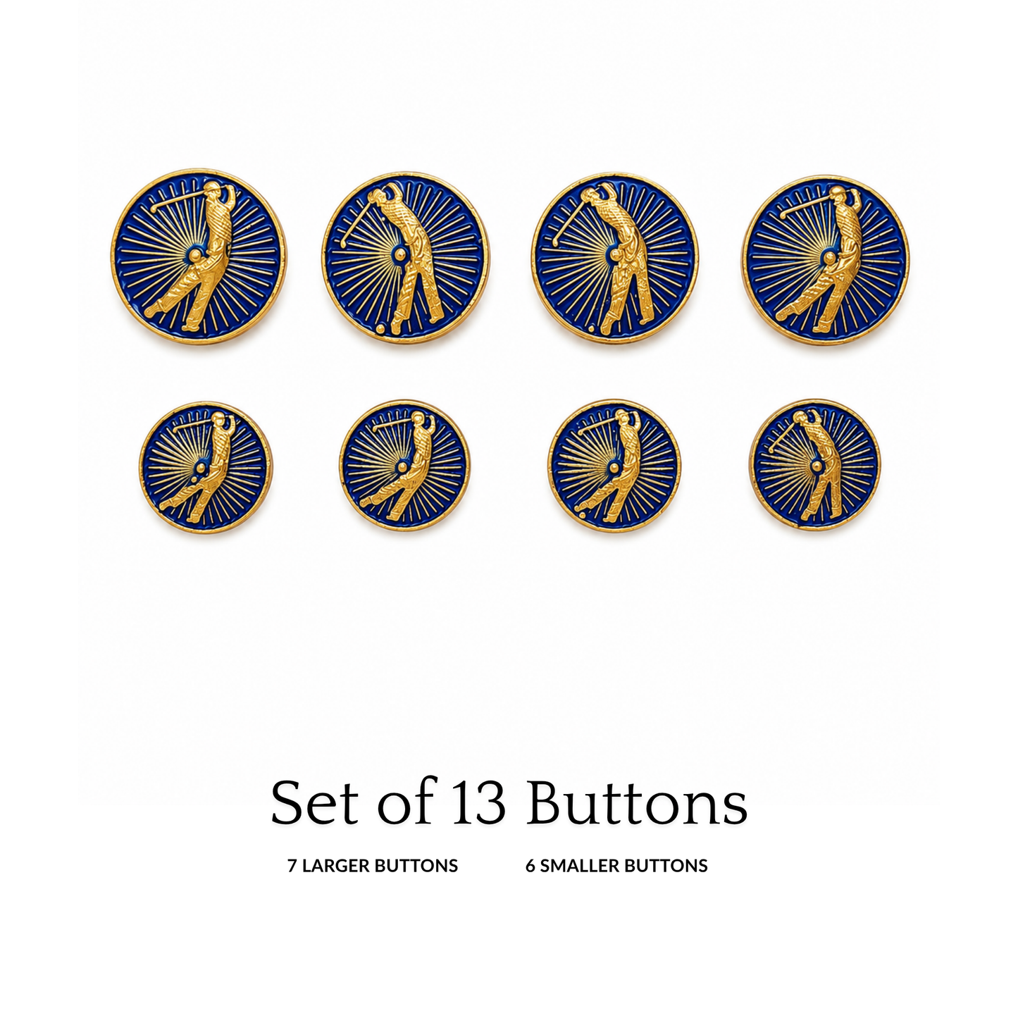 Royal Hockey Crest Button