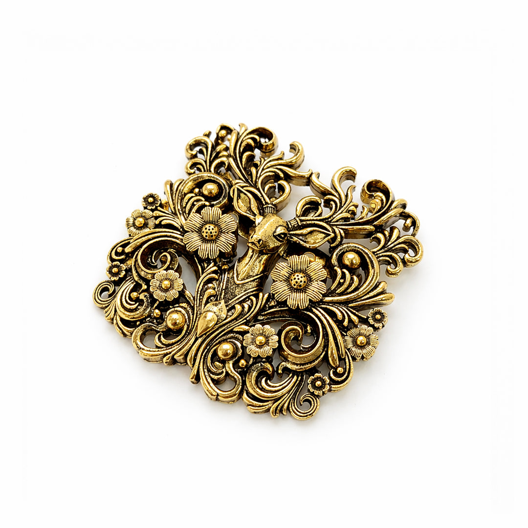 Royal Deer Brooch