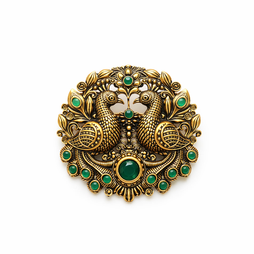 Danicng Peacock Brooch