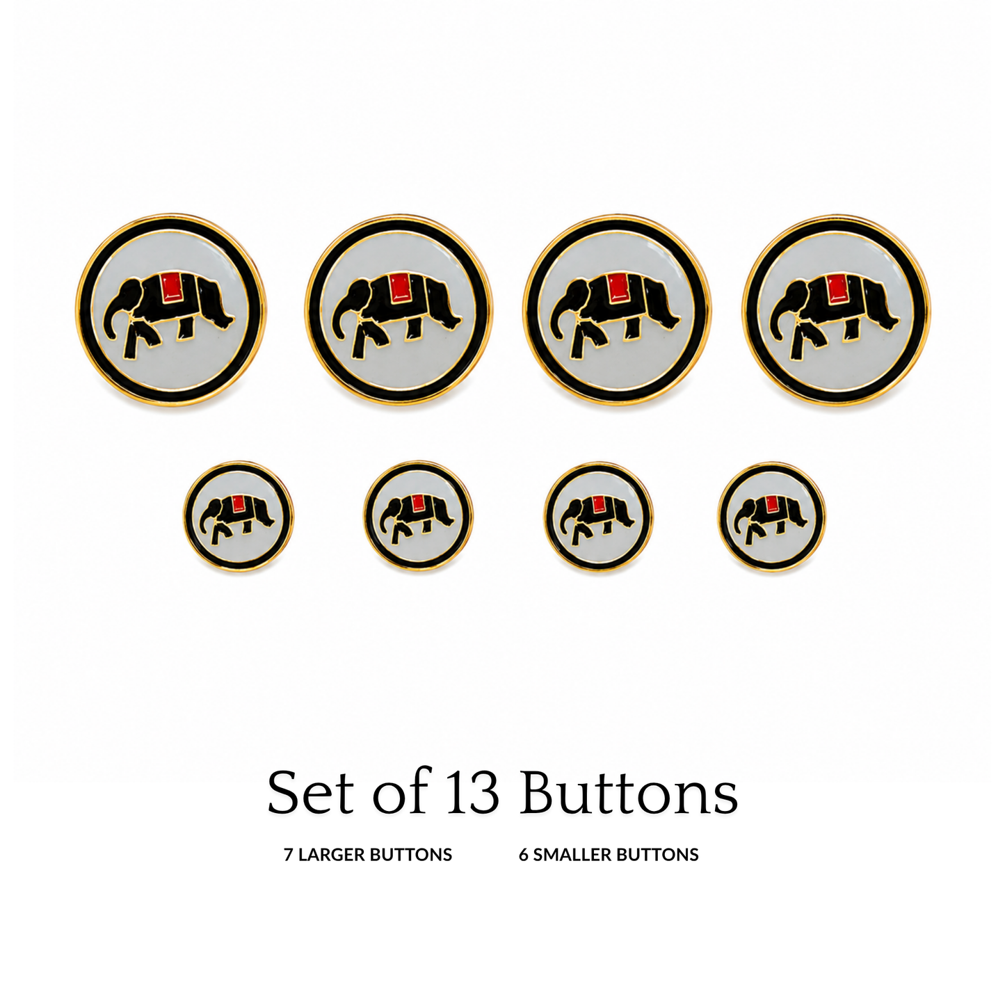 Heritage Elephant Button