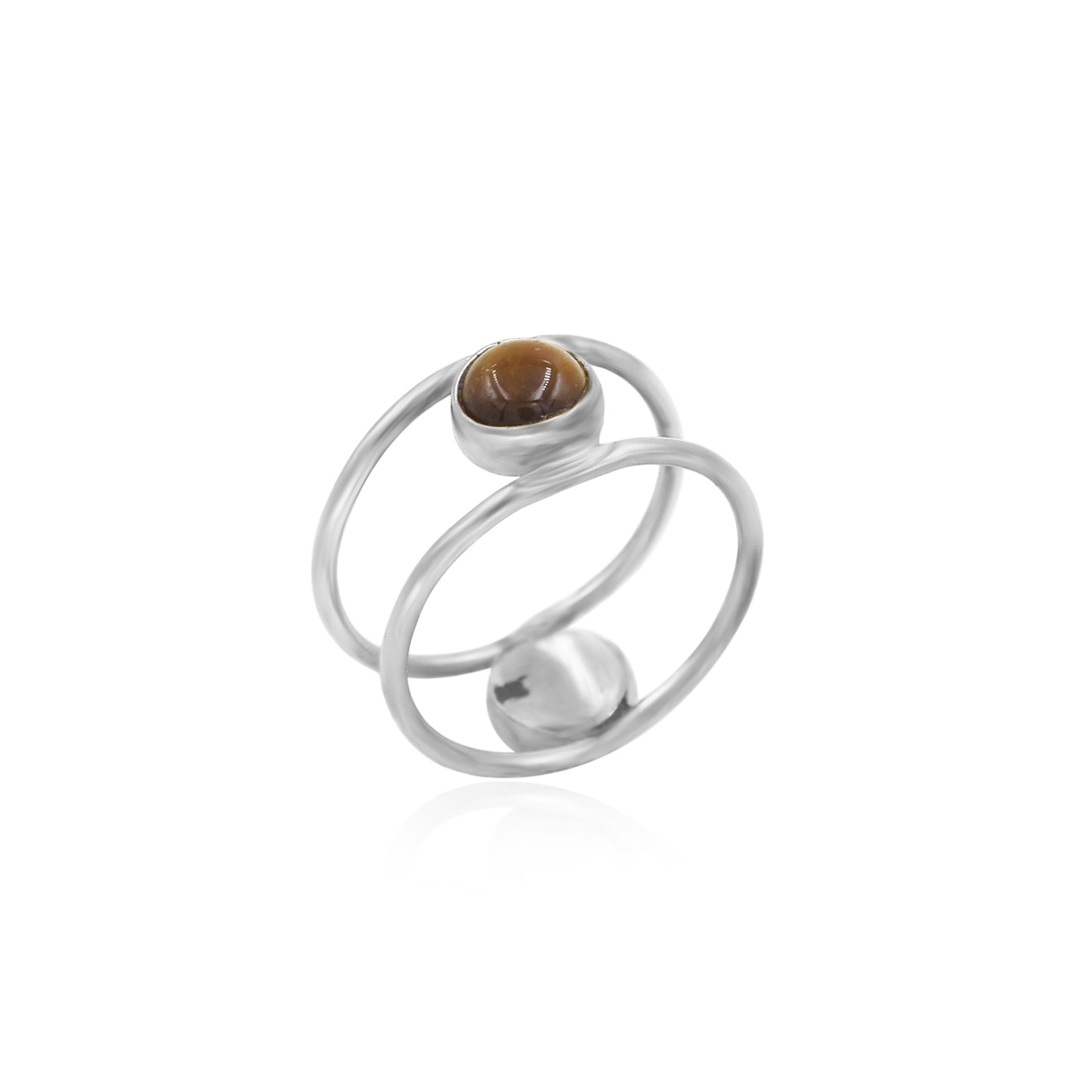 Look Within Tiger's Eye Band Ring
