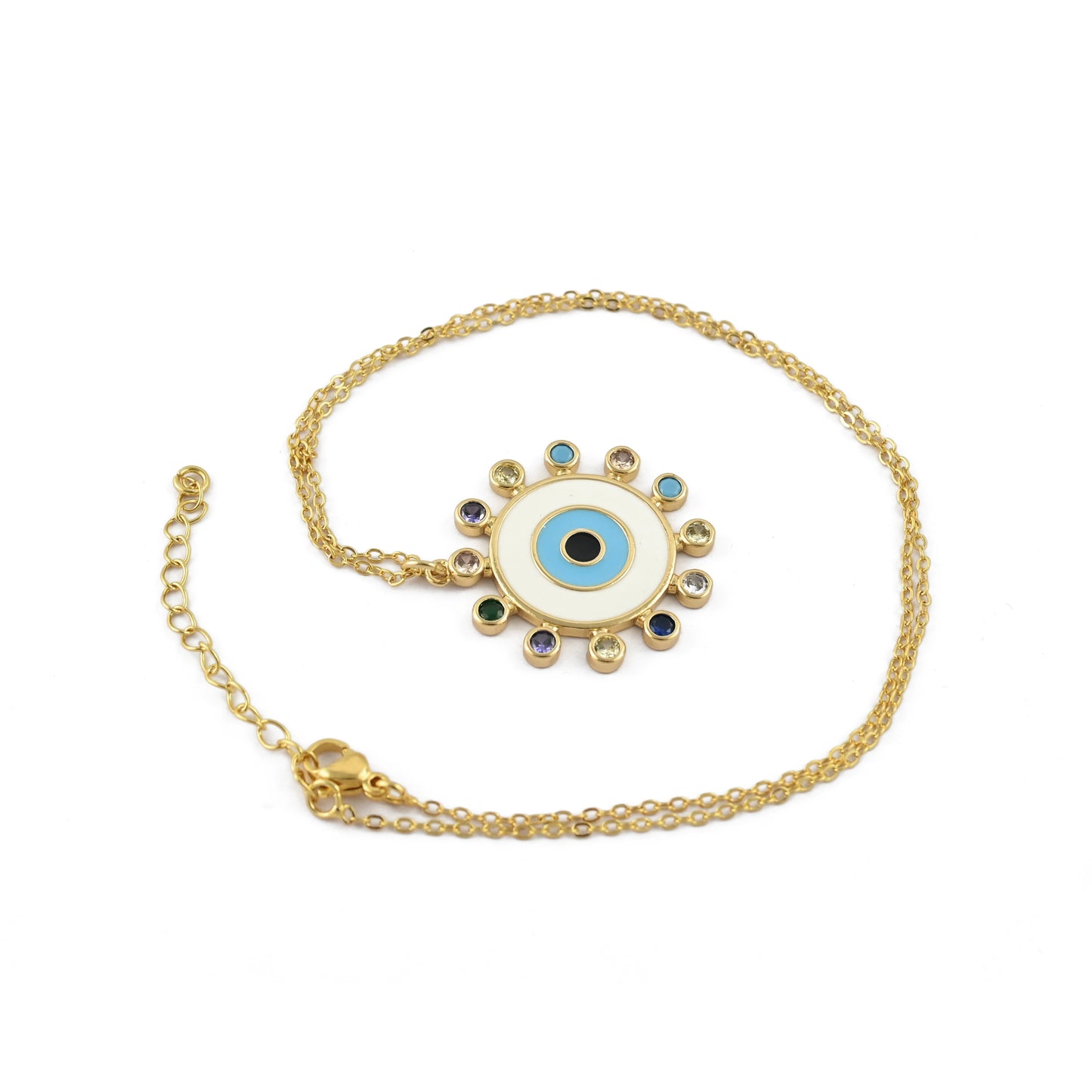 Evil Eye Stone Necklace