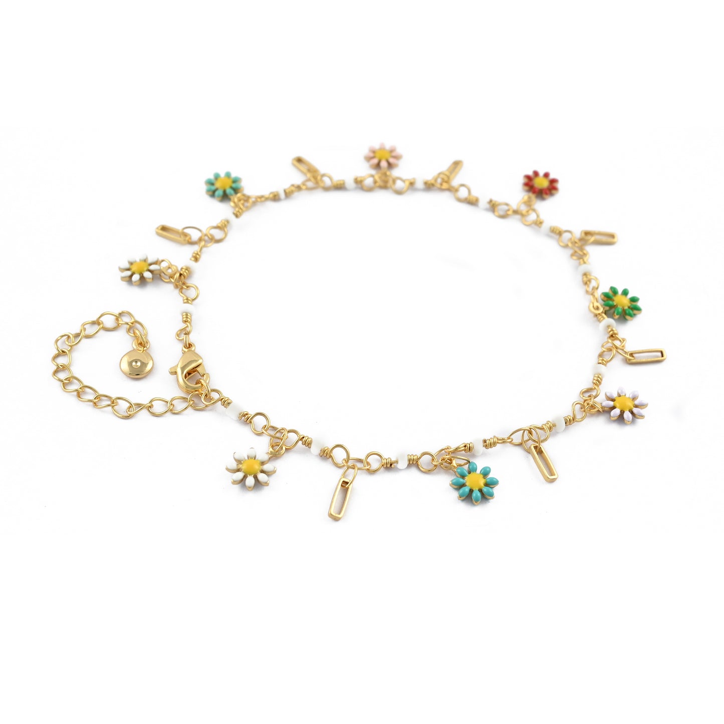 Dainty Drops Floral Anklet