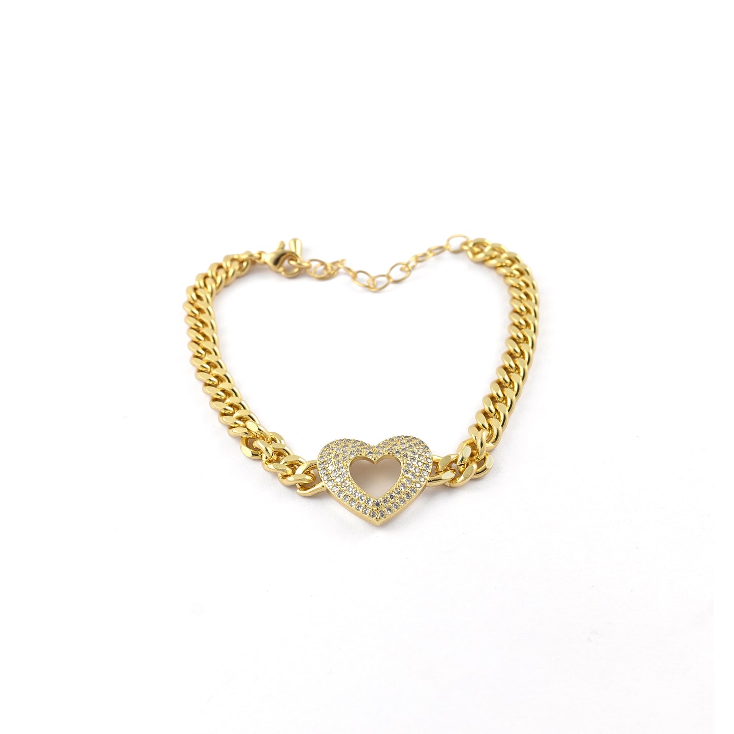 Heart In Heart Bracelet