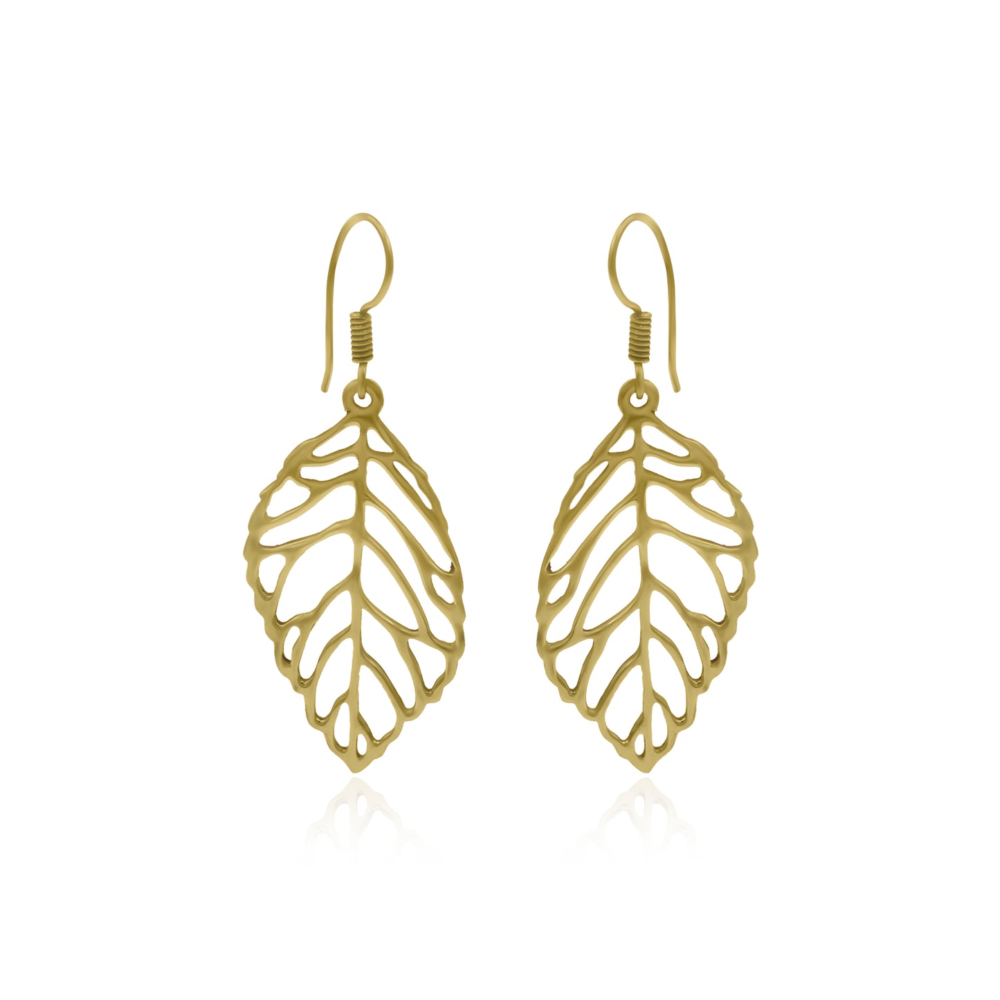 Empty Tales Of Leaf Hook Earrings