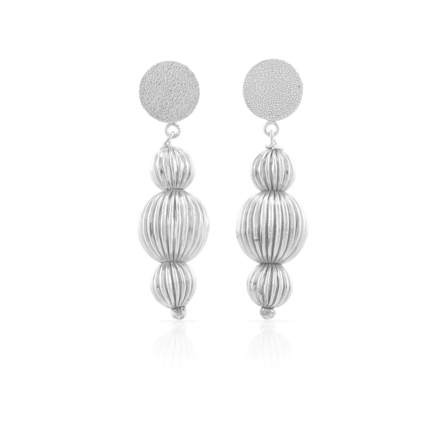 Golden Drops Stud Earrings