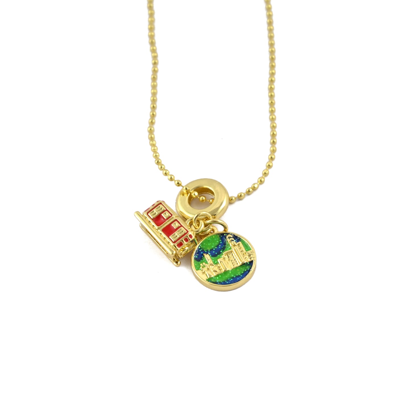 Wander Gold Charm Necklace