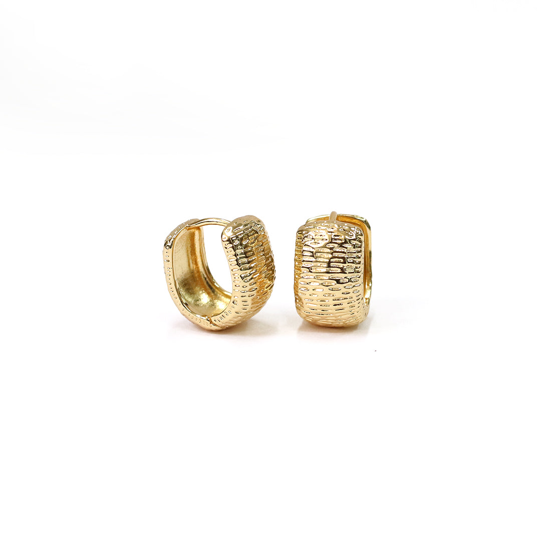 Textura Bold Hoops Earrings