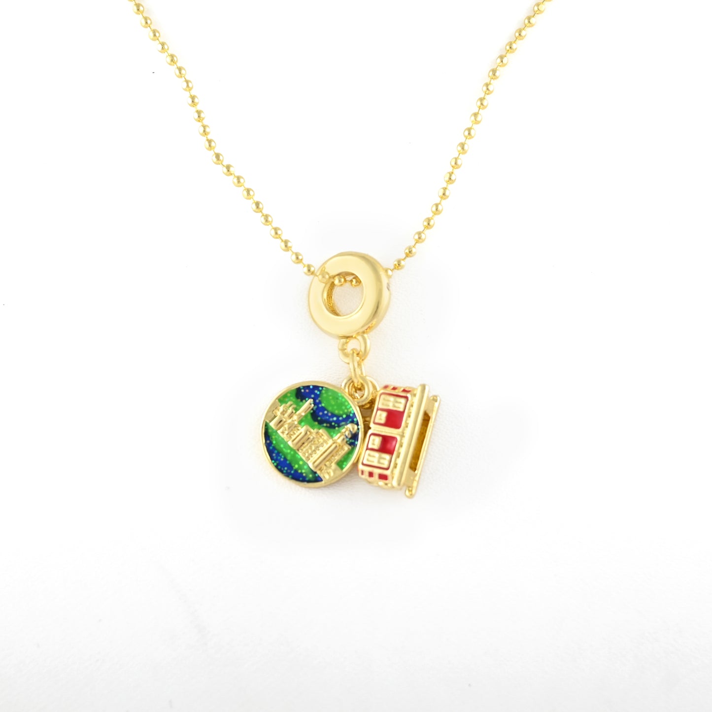 Wander Gold Charm Necklace