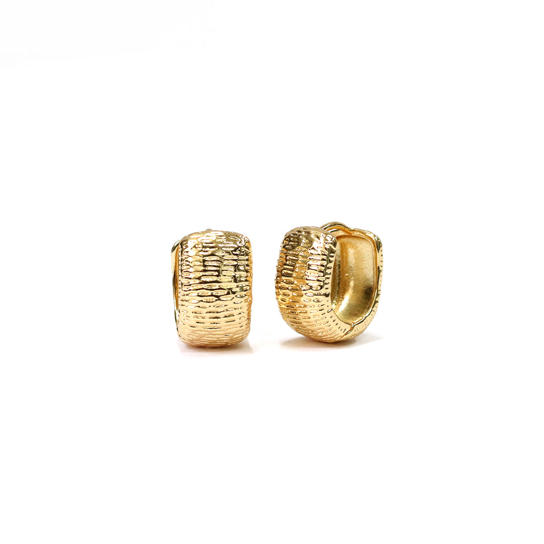 Textura Bold Hoops Earrings