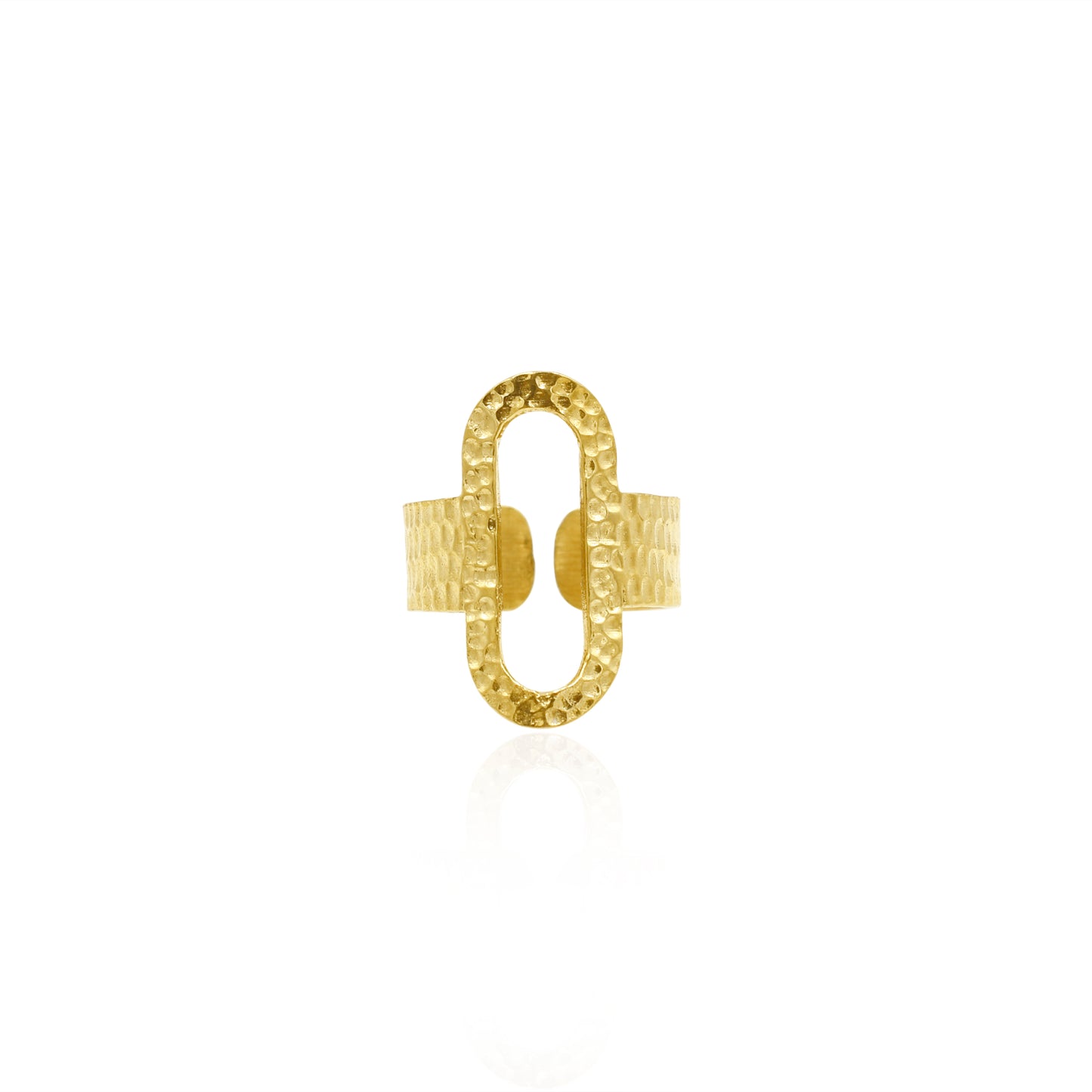 Look Within Hammered Ring