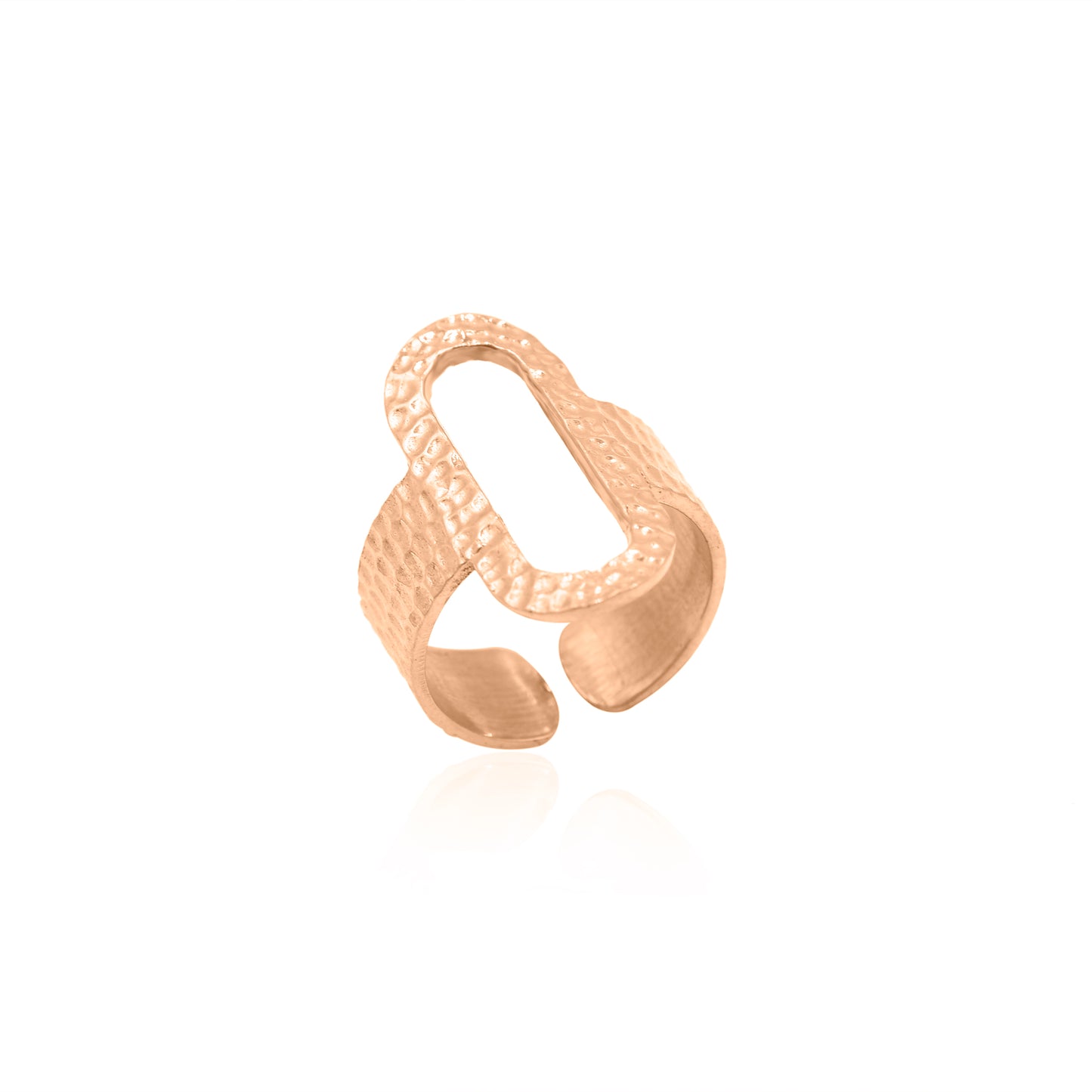Look Within Hammered Ring