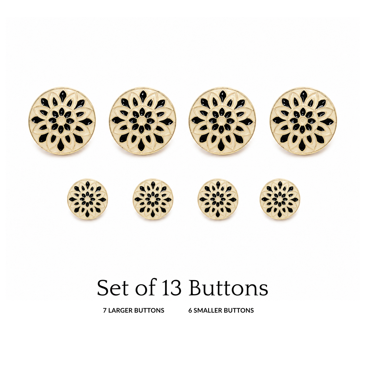 Classic Floral Button