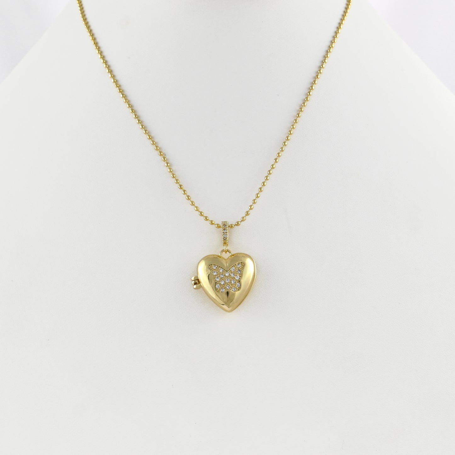 Love Locked Golden Necklace