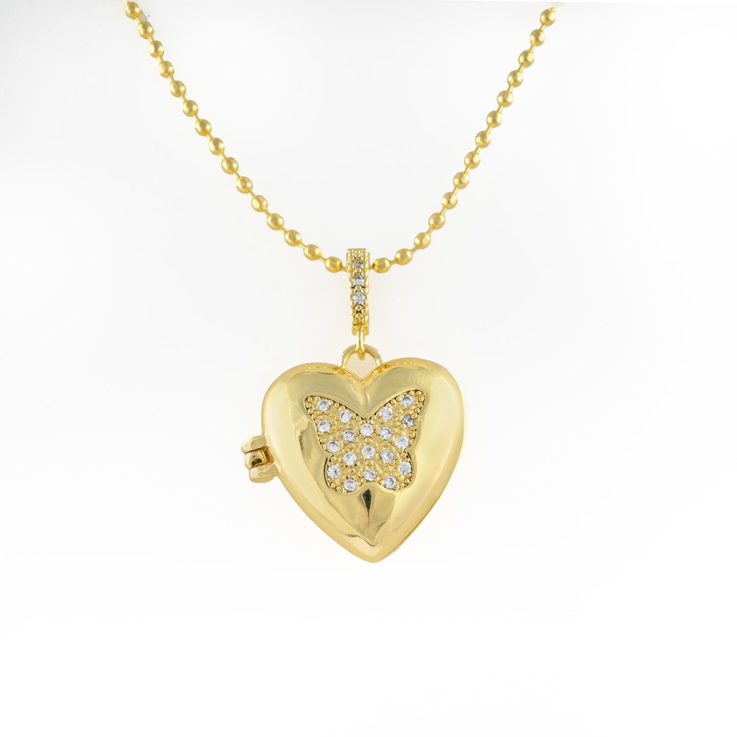 Love Locked Golden Necklace