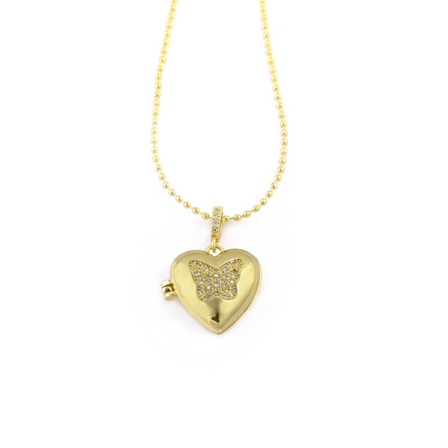 Love Locked Golden Necklace