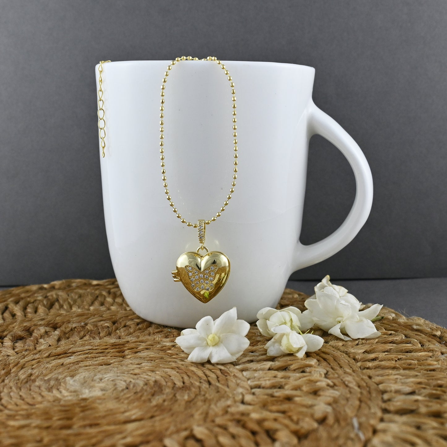 Love Locked Golden Necklace