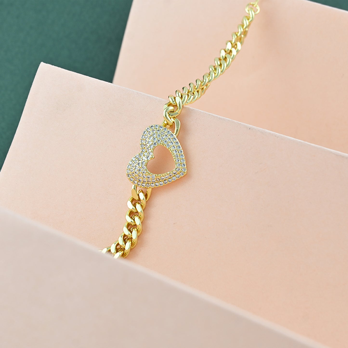 Heart In Heart Bracelet