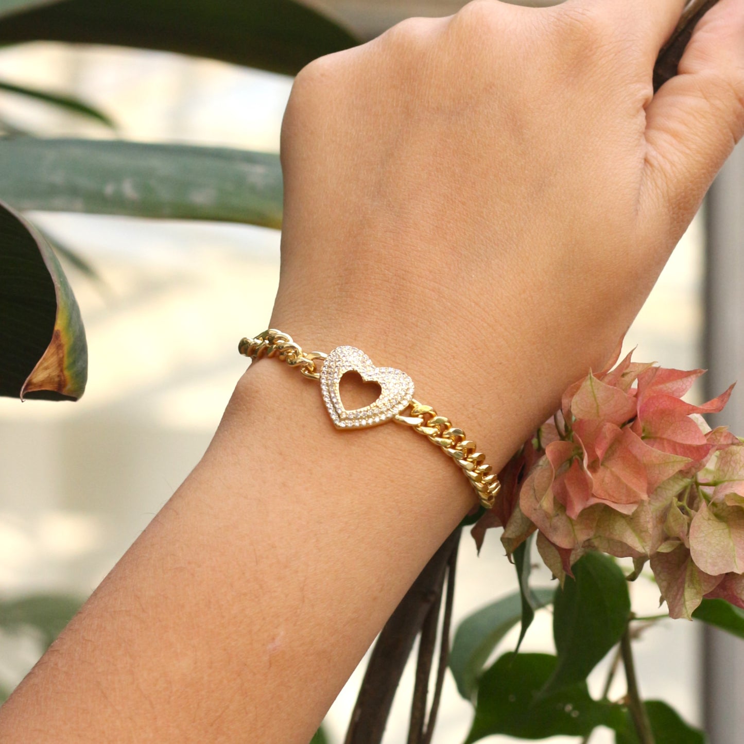 Heart In Heart Bracelet