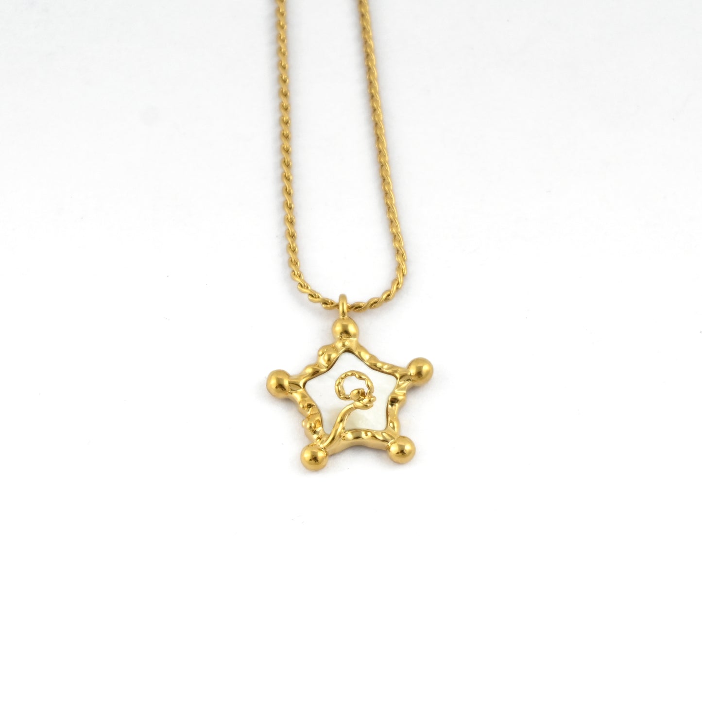Glided Star Necklace