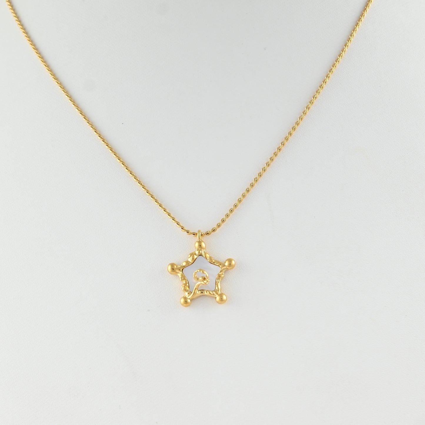 Glided Star Necklace
