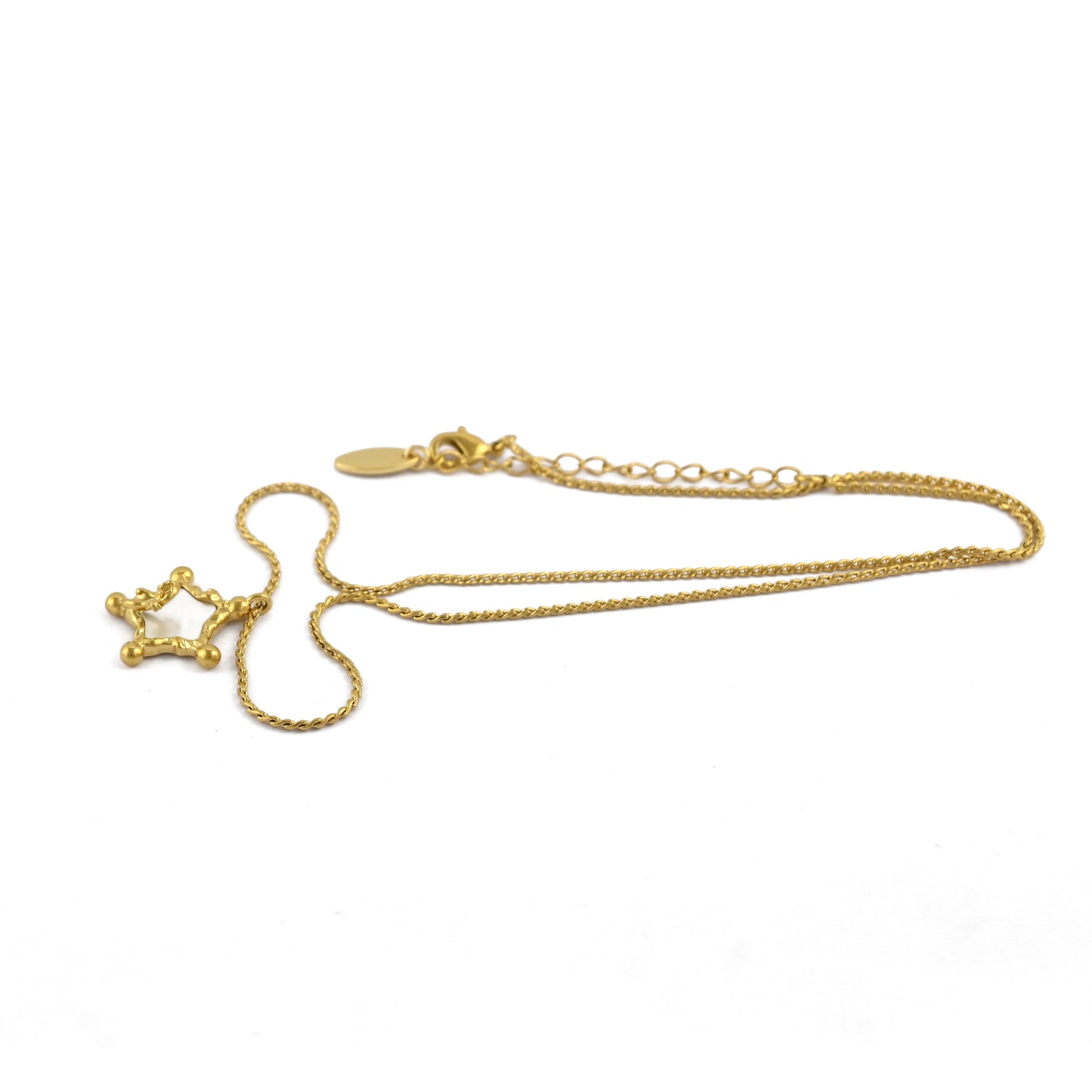 Glided Star Necklace