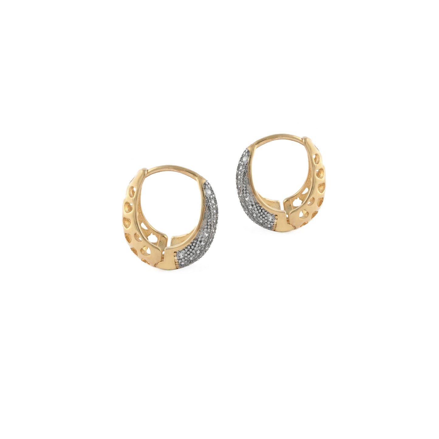 Luxe Swirl Hoop Earrings