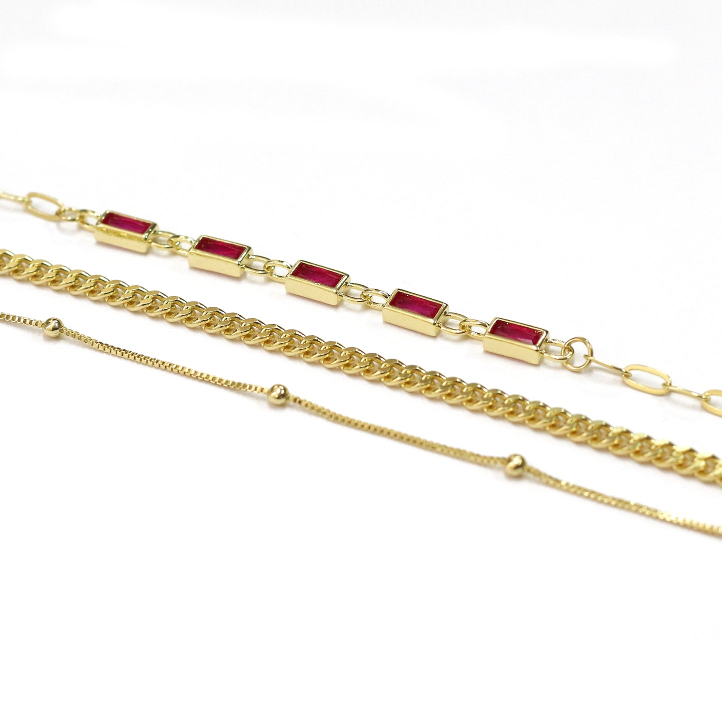Gilded Garden Stack Bracelet