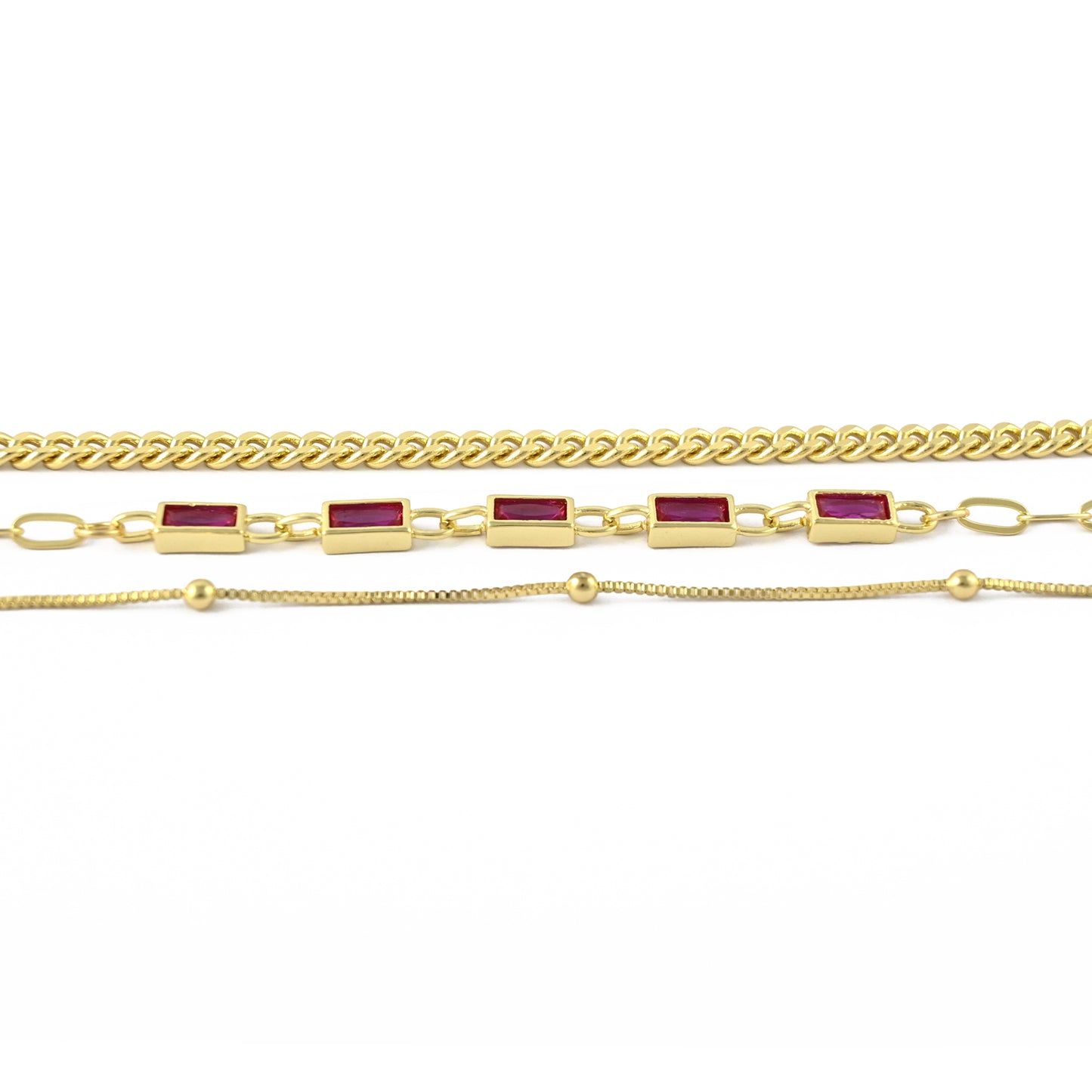 Gilded Garden Stack Bracelet