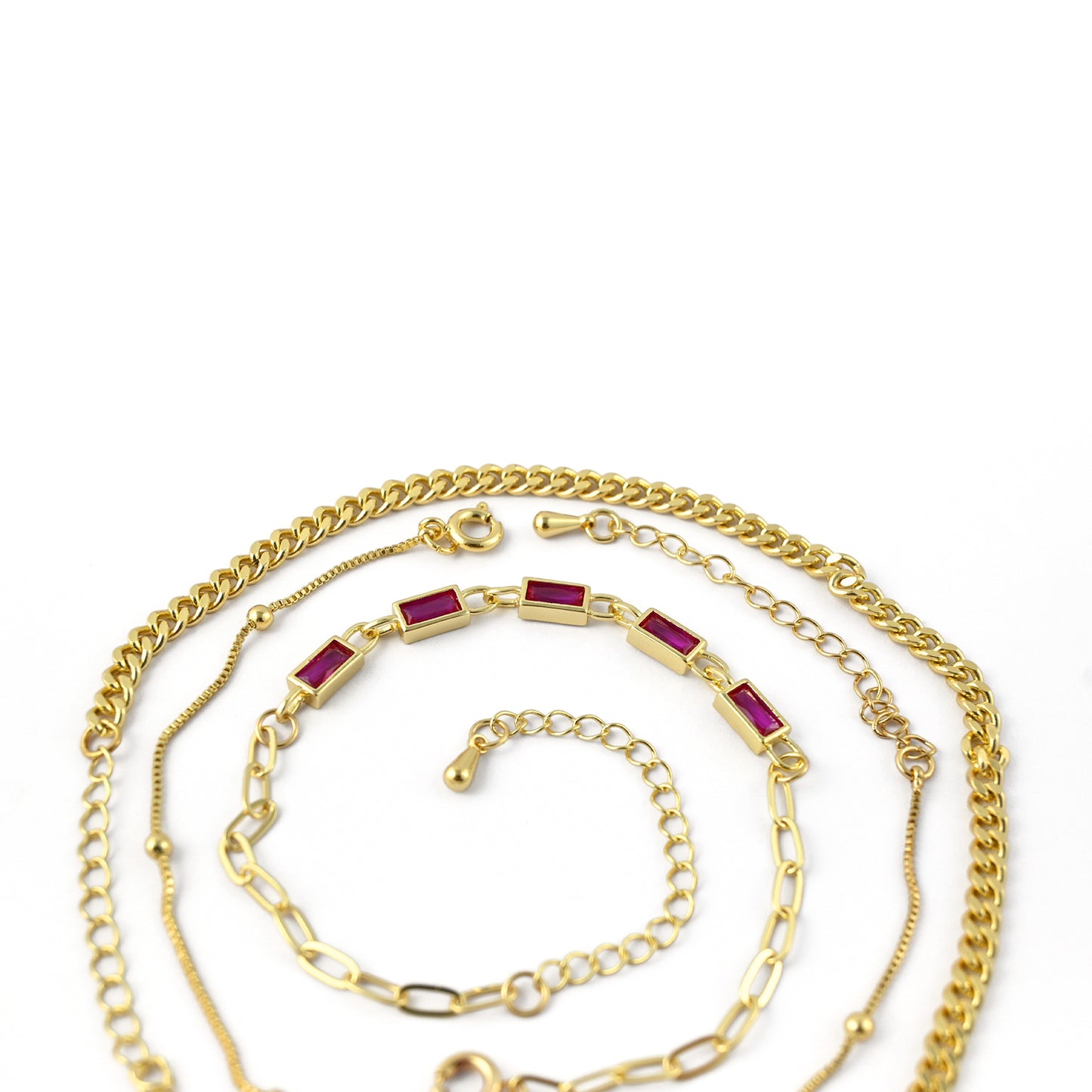 Gilded Garden Stack Bracelet