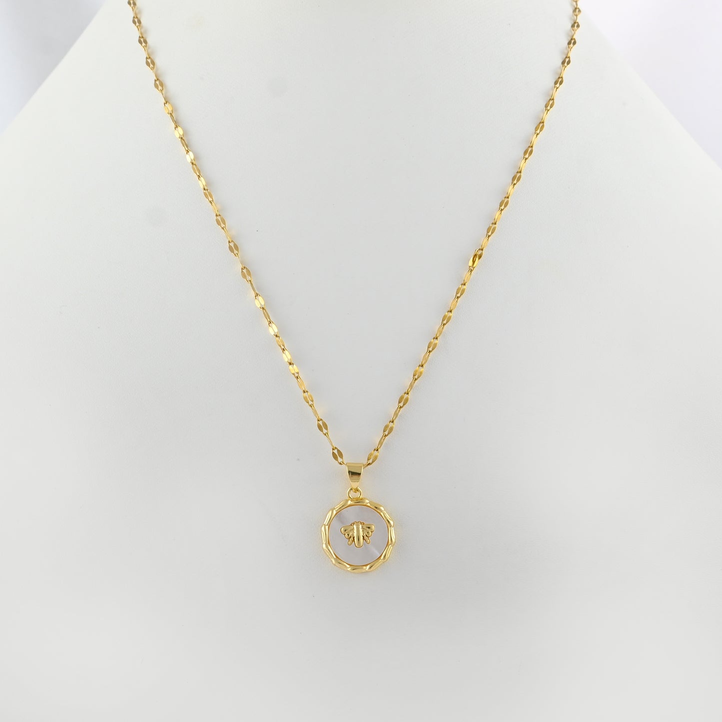 Queen Bee Medallion Necklace
