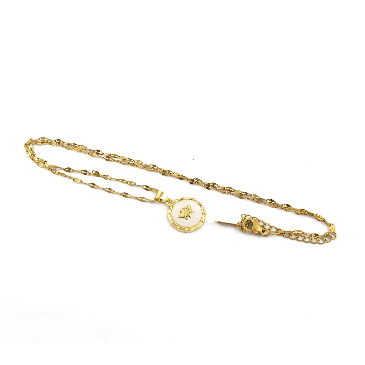 Queen Bee Medallion Necklace