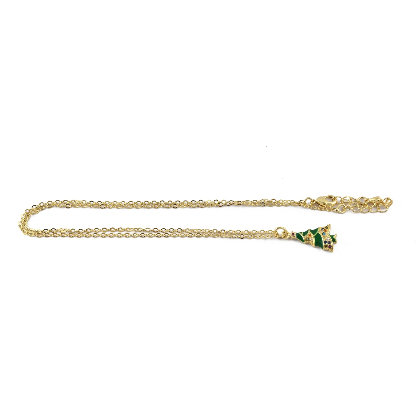 Tinsel & Twinkle Tree Necklace