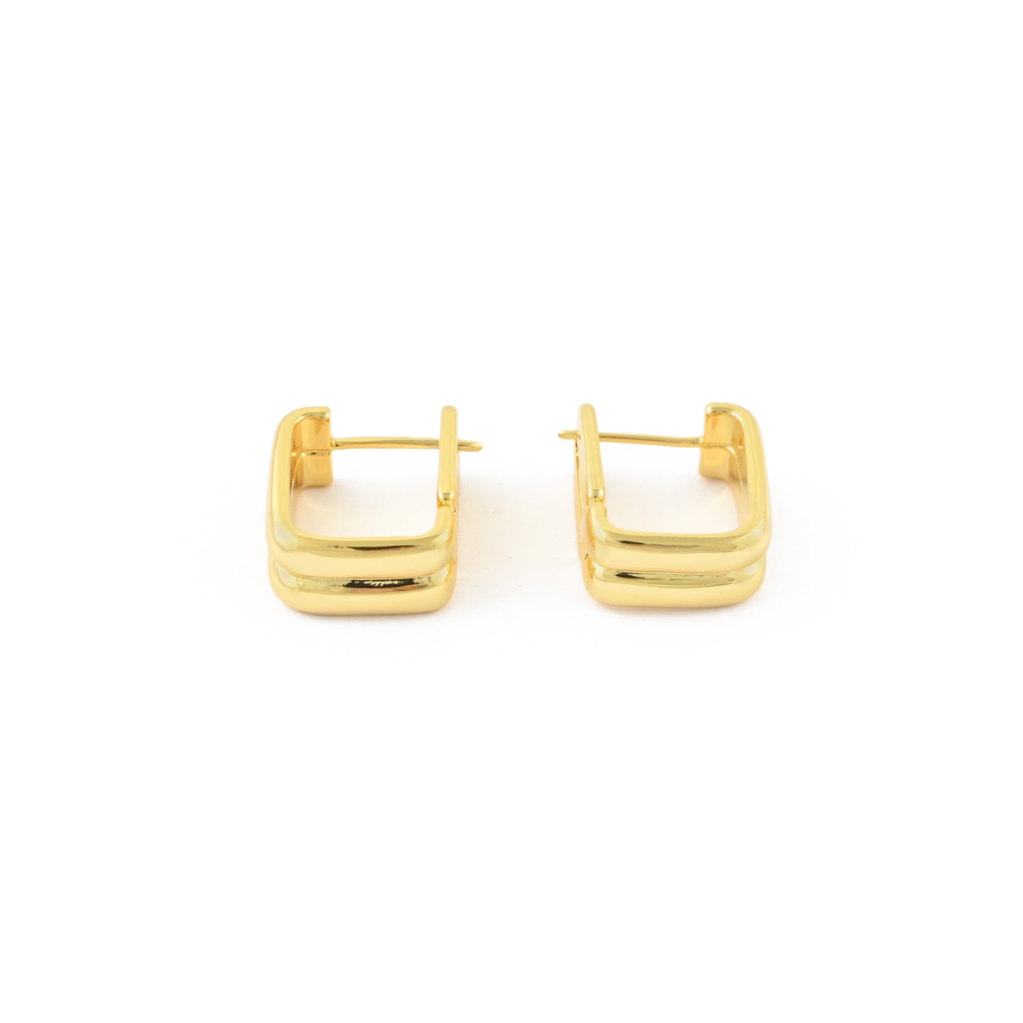 Gleaming Vine Hoops Earrings