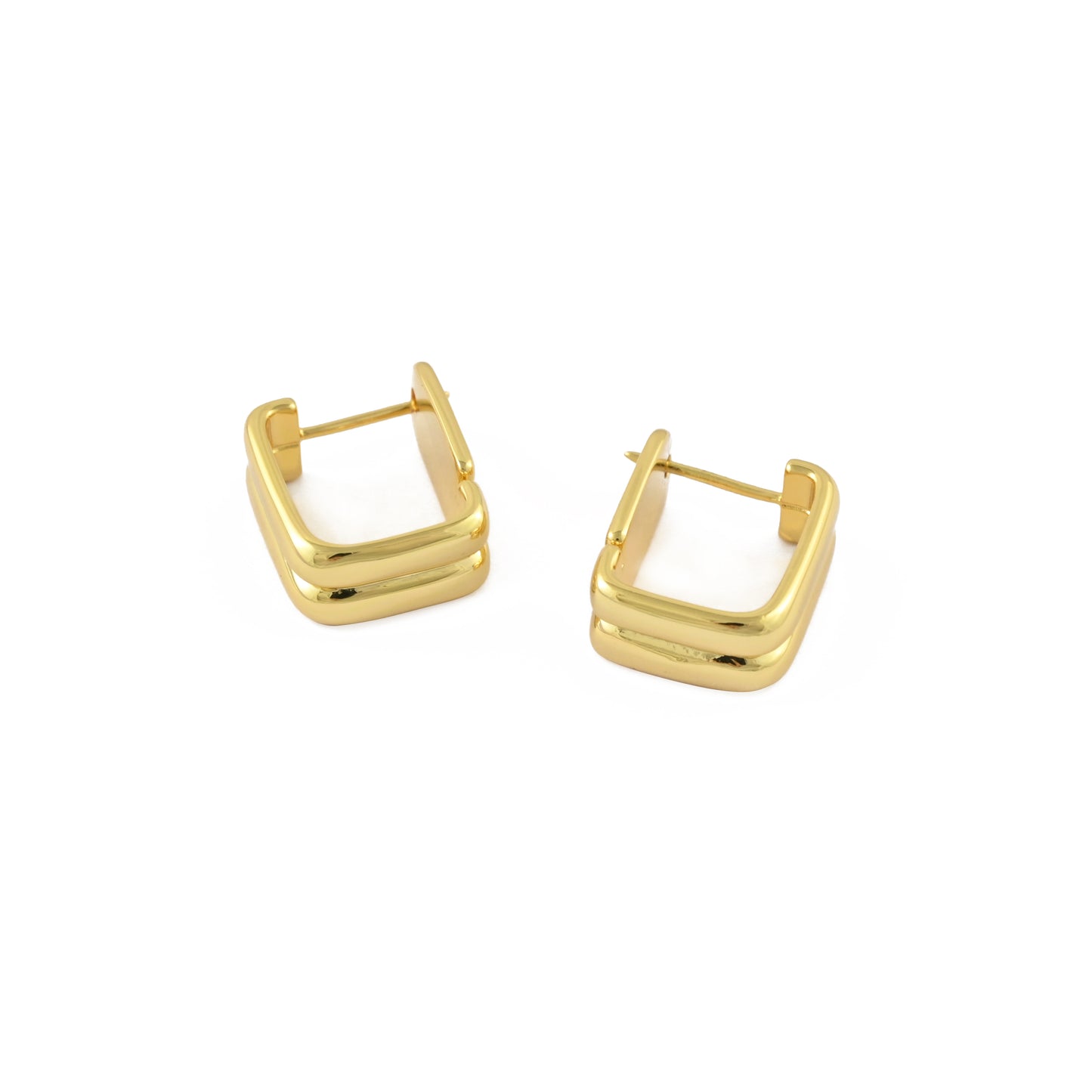 Gleaming Vine Hoops Earrings