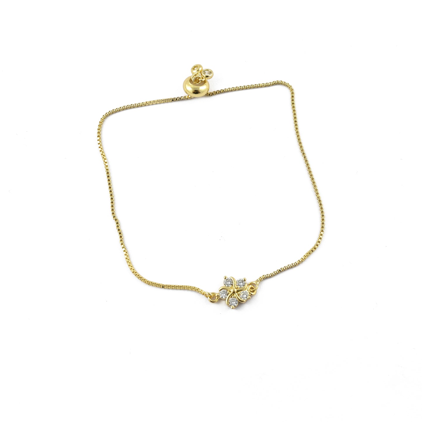 Floral Adjustable Bracelet