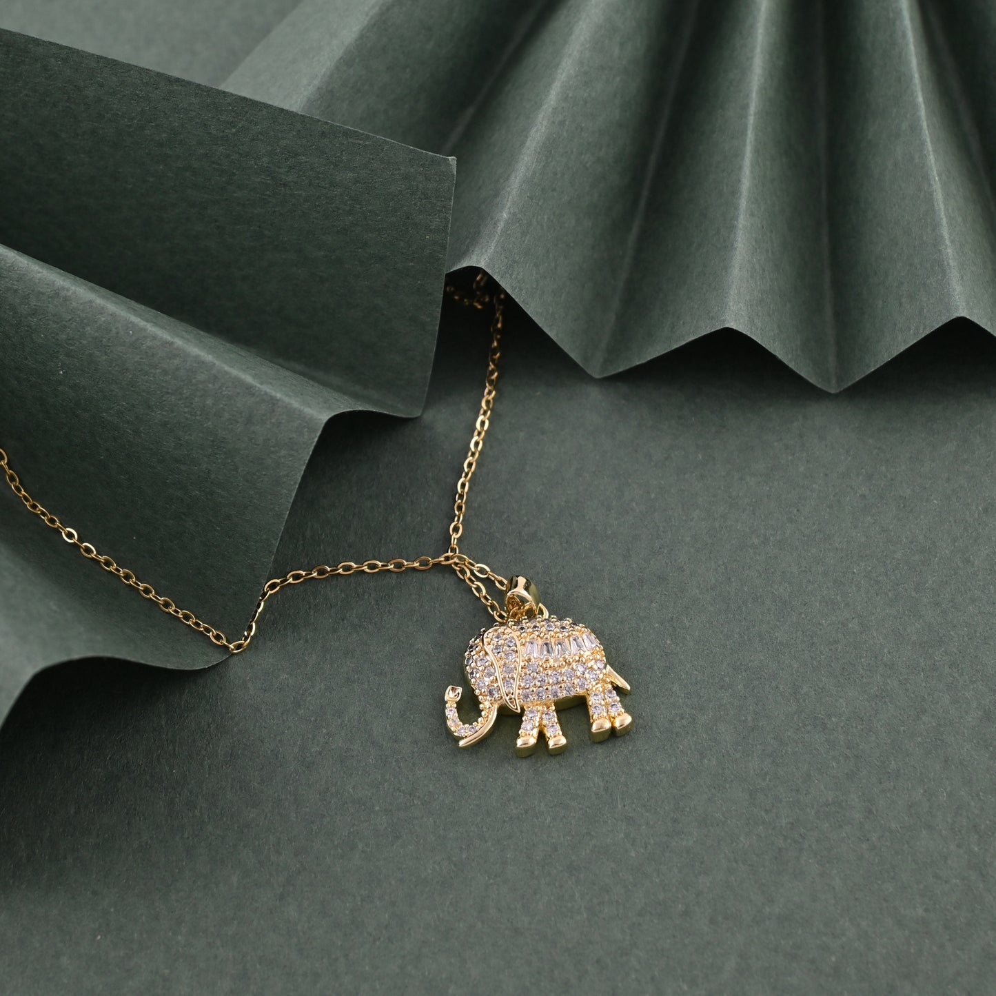 Blingy Elephant Necklace
