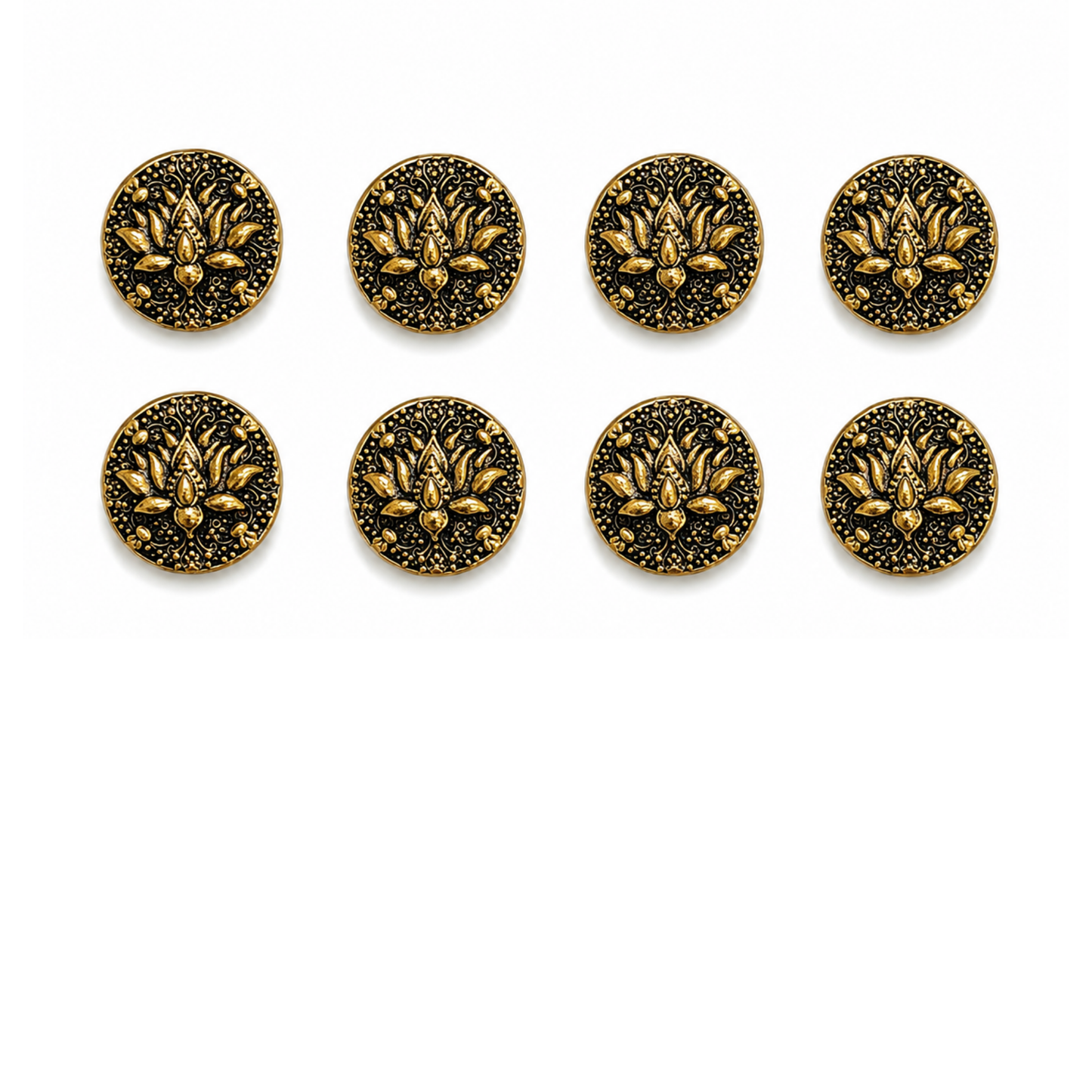 Lotus Bloom Button