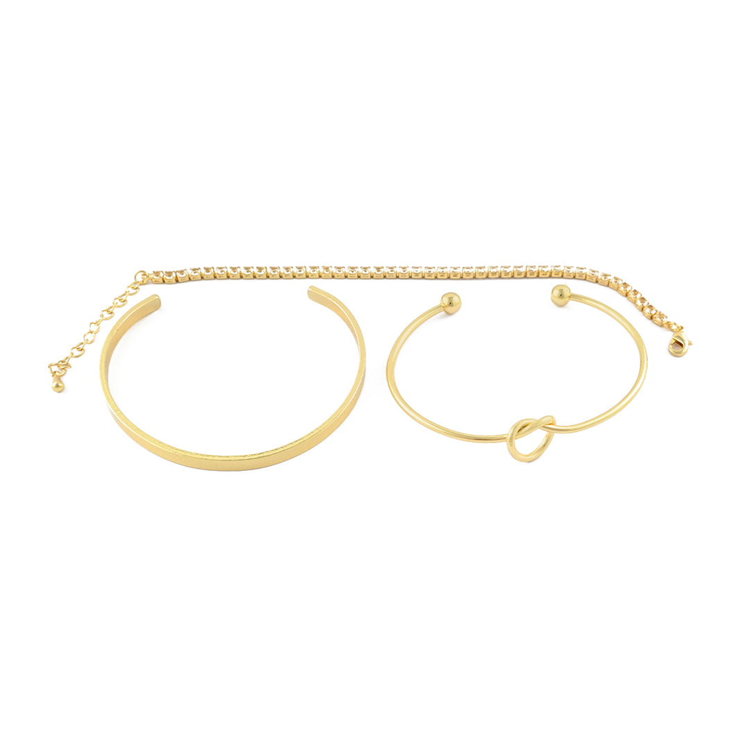 Gleam & Grace Trio Bracelet