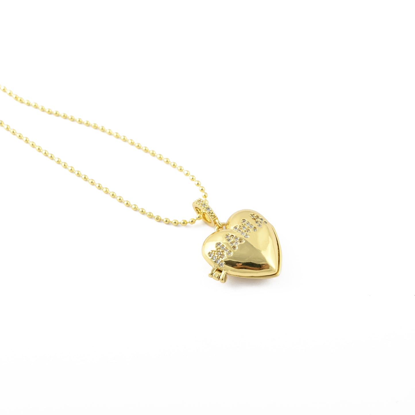 MAMA In Heart Necklace
