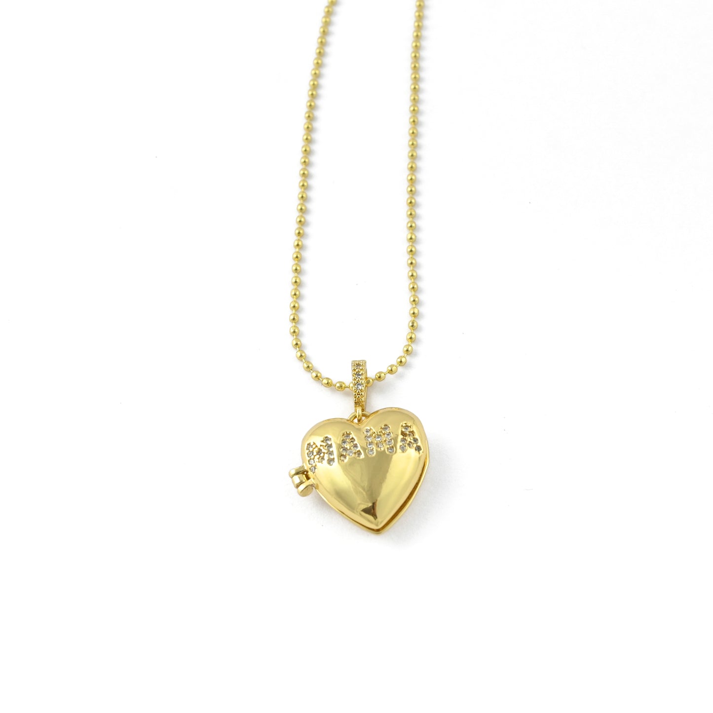 MAMA In Heart Necklace